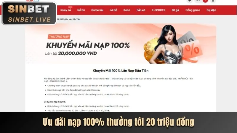 Khuyến mãi hoàn trả cược thể thao e2bet